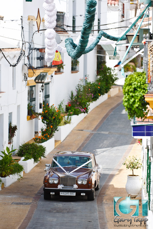 John + Sinead's Wedding in Benalmadena Pueblo & El Cortijo De Los Caballos 10 Benalmadena Pueblo – road leading to the Santo Domingo