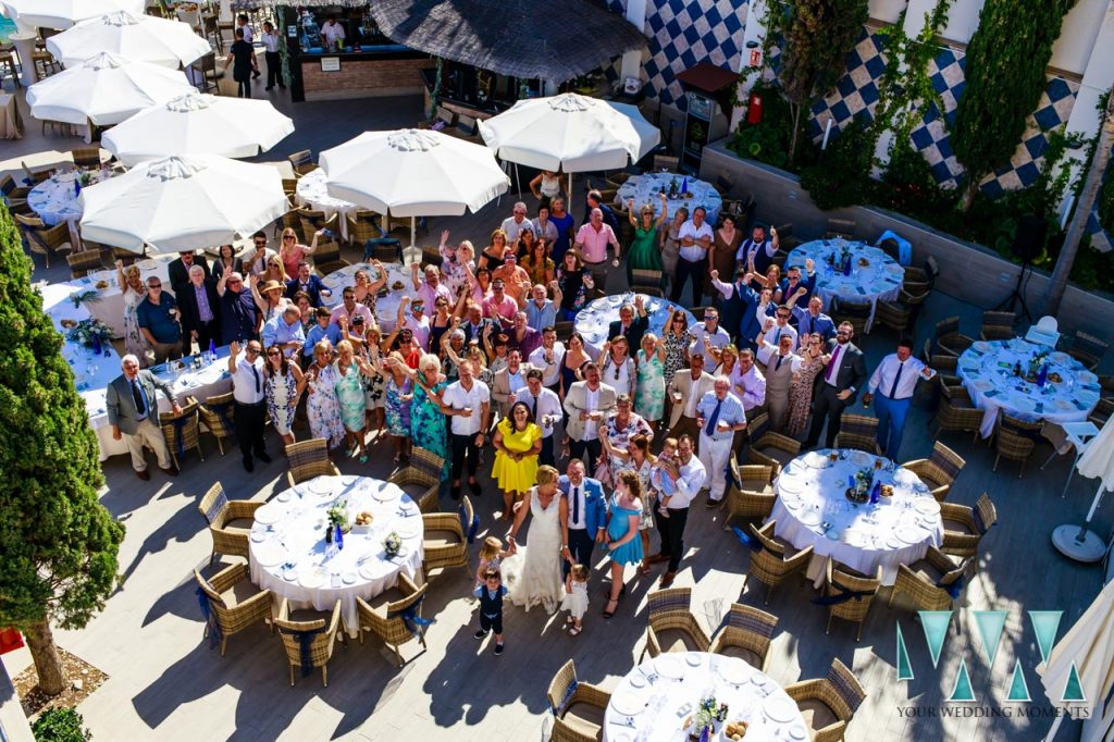 Cochrans Terrace wedding in Nerja