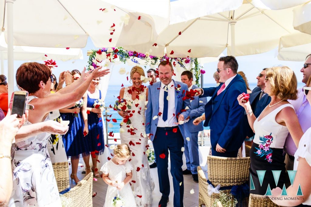 Cochrans Terrace wedding in Nerja