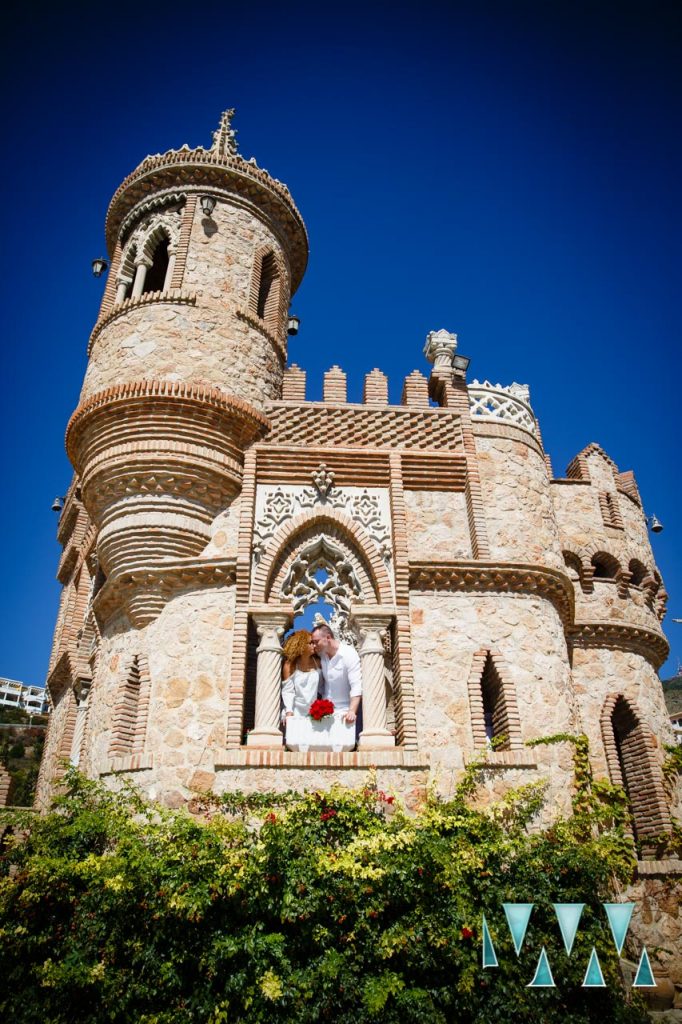 Castillo de Colomares wedding photographer