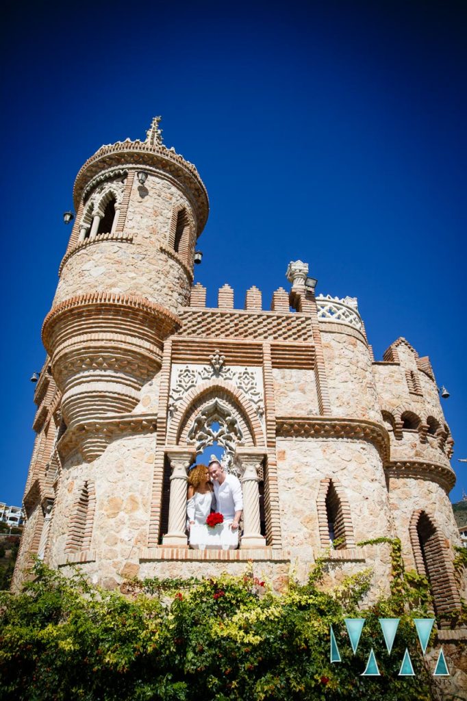 Castillo de Colomares wedding photographer