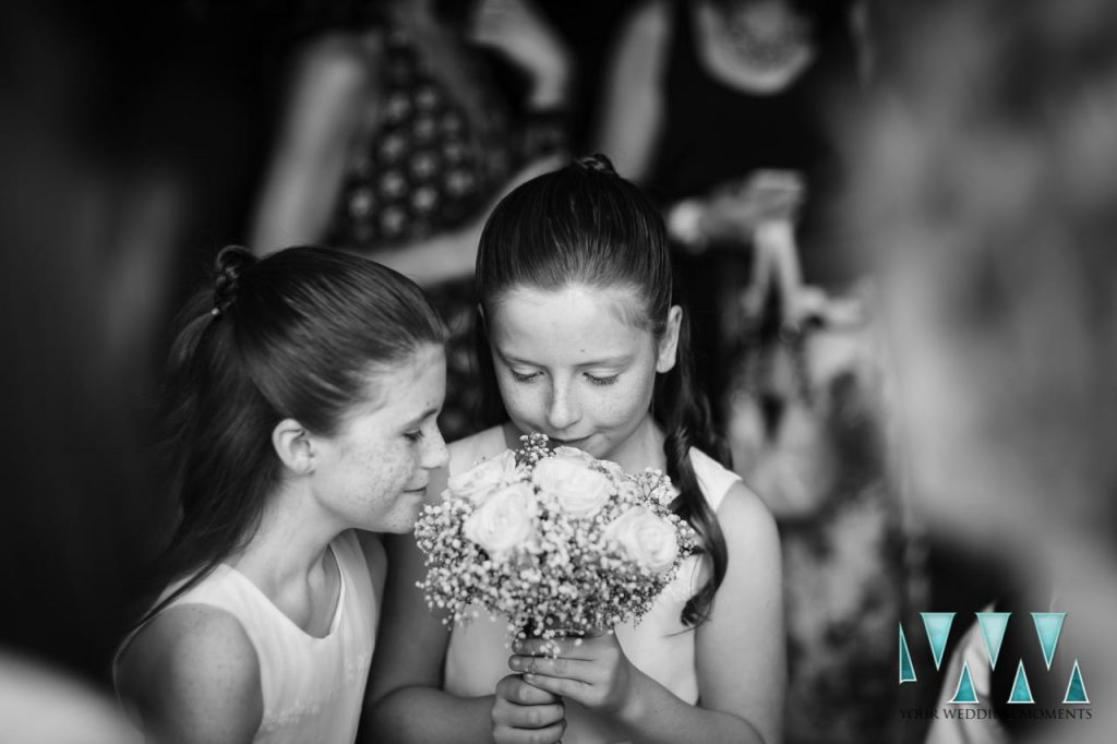 Flower girls at Ronda Wedding