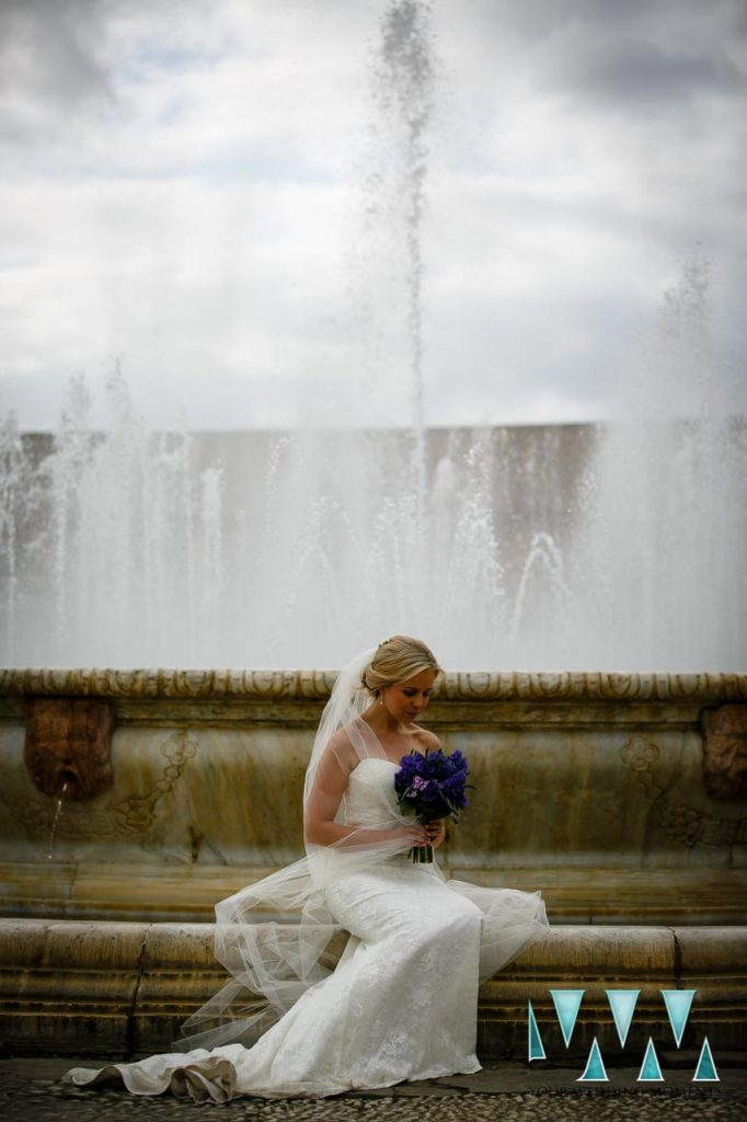 Plaza De Espana in Seville Wedding Photographer