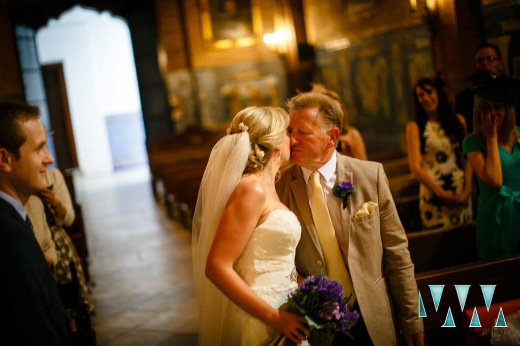 Church ceremony wedding photography Seville