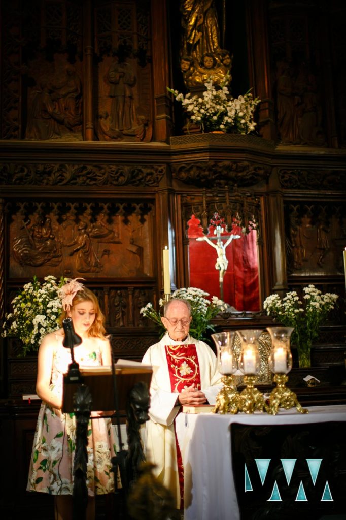 Church ceremony wedding photography Seville