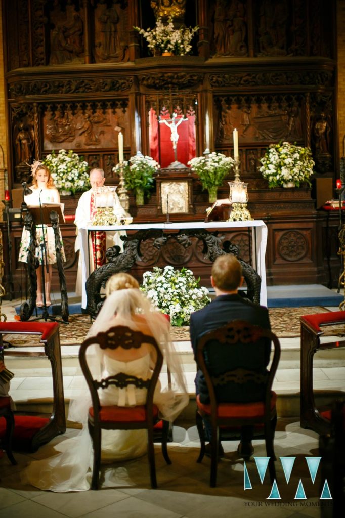 Church ceremony wedding photography Seville