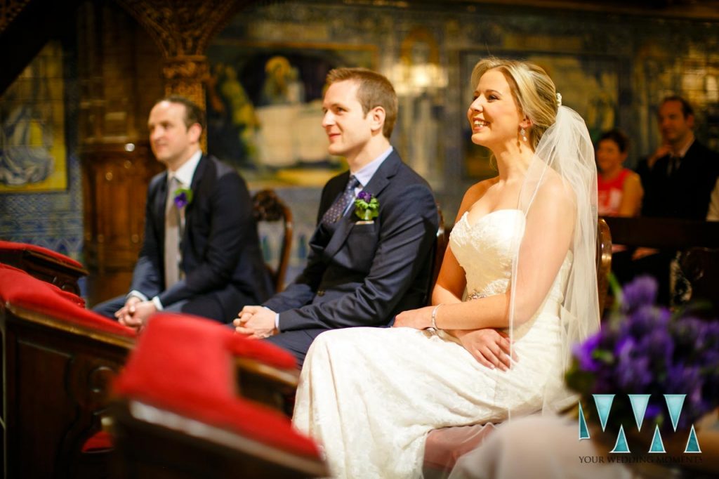 Church ceremony wedding photography Seville