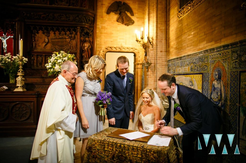 Church ceremony wedding photography Seville