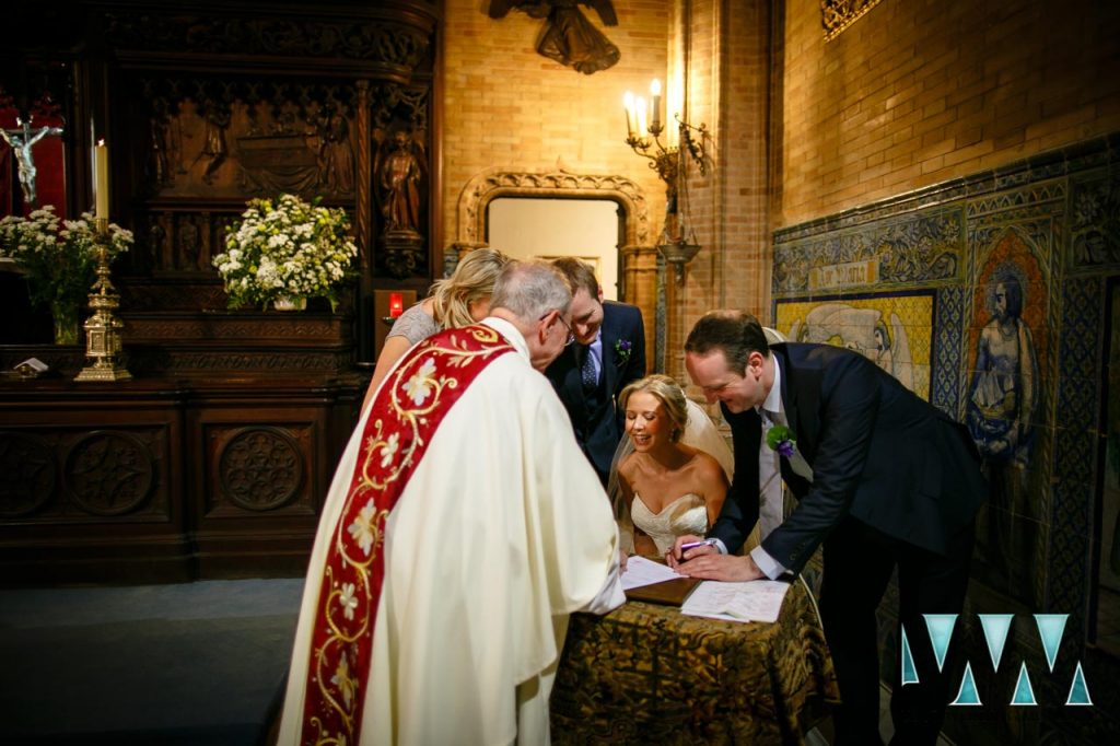 Church ceremony wedding photography Seville