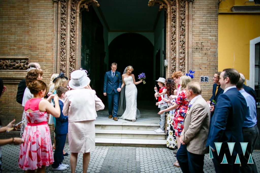 Wedding Photography just married seville