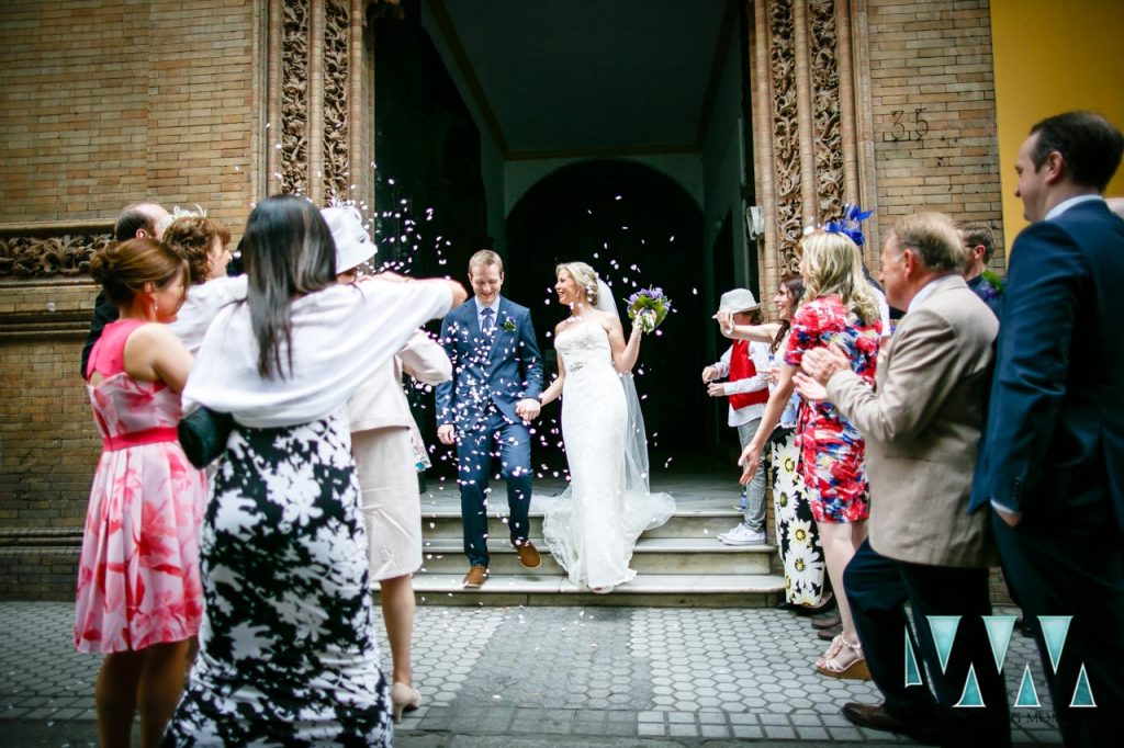 Wedding Photography just married seville