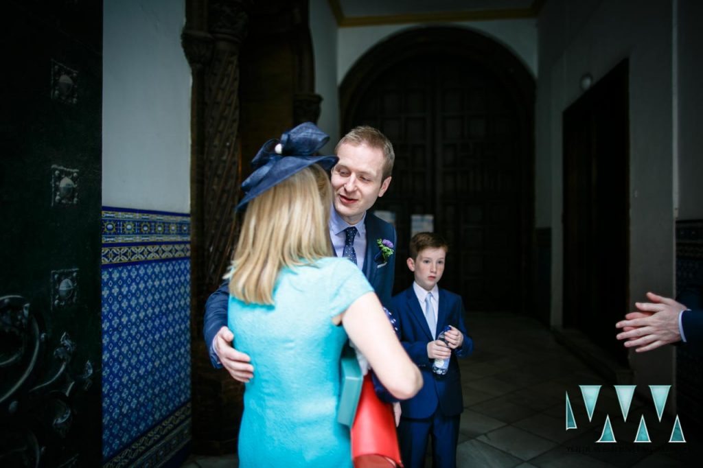 Church wedding photography in Seville Sevilla