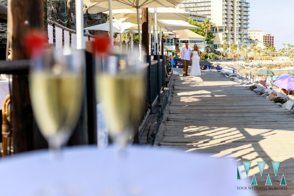 Sunset Beach Club wedding Lunar Beach photography benalmadena