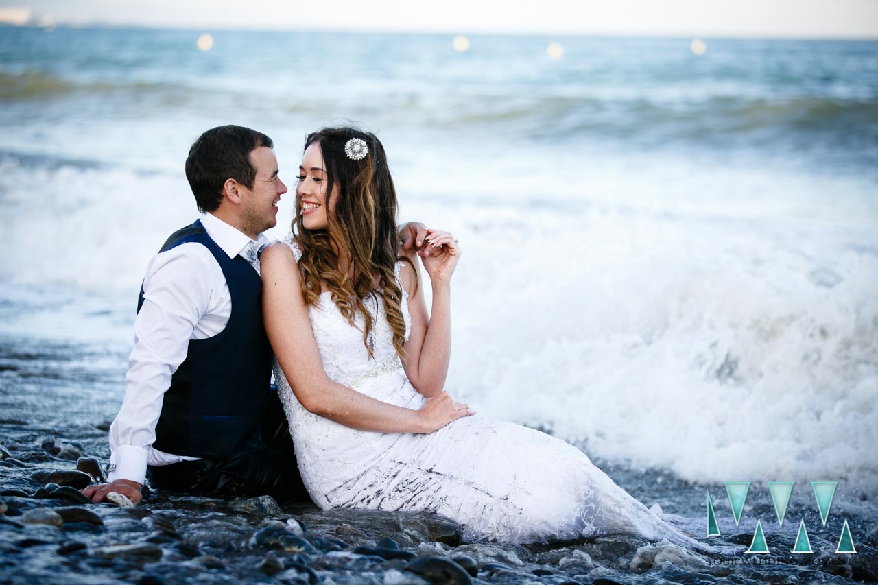 Trash The Dress photoshoot Costa Del Sol, Marbella, Malaga in Spain