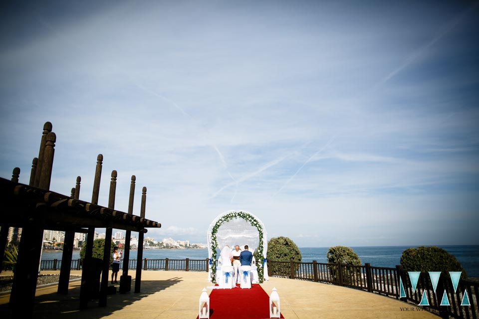 Sunset Beach Club wedding elopement photographer benalmadena