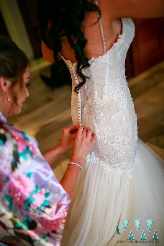 Sunset Beach Club wedding bridal preparations