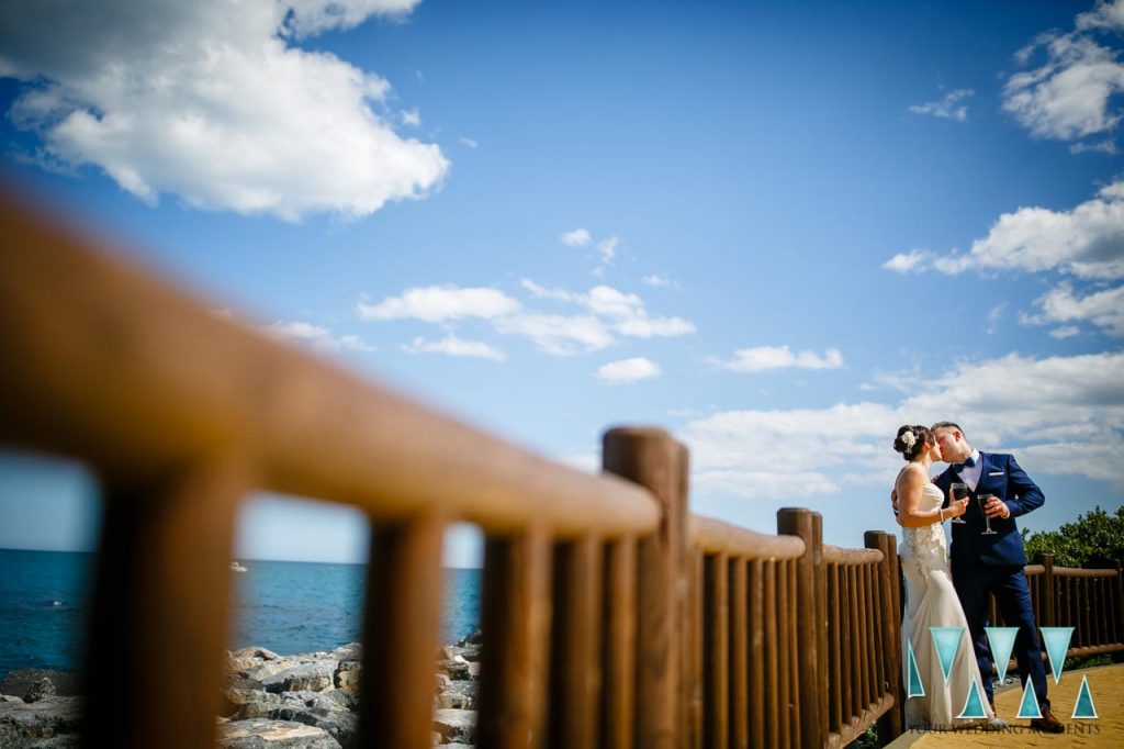 Sunset Beach Club wedding ceremony promenade photography benalmadena