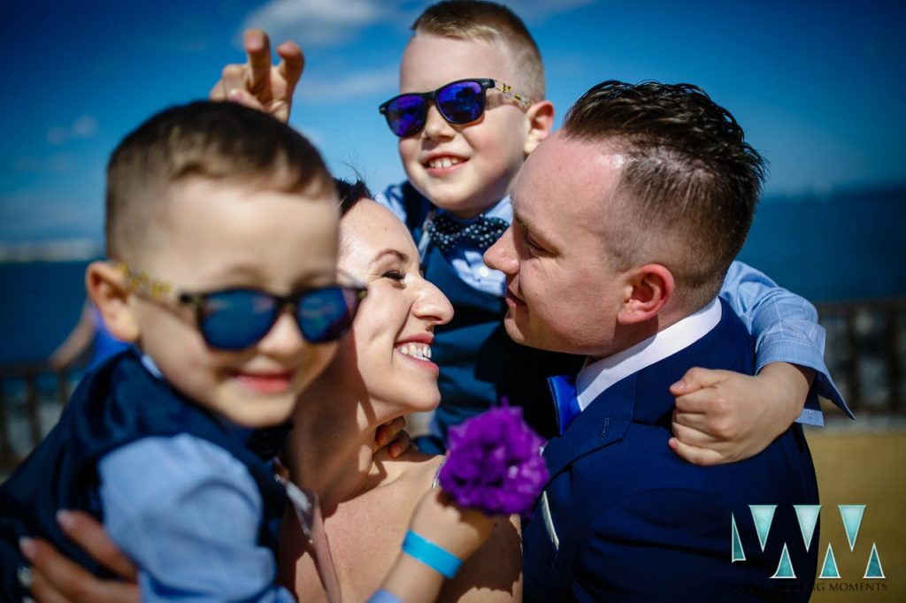 Sunset Beach Club wedding ceremony promenade photography benalmadena