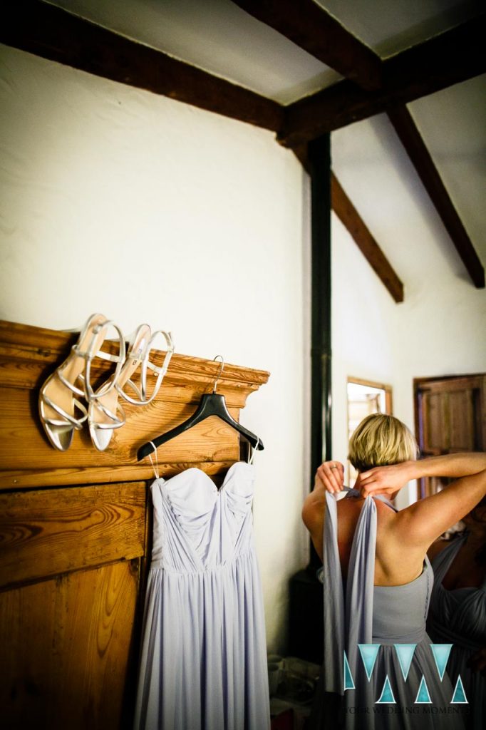 Rancho Del Ingles Wedding dress and shoes