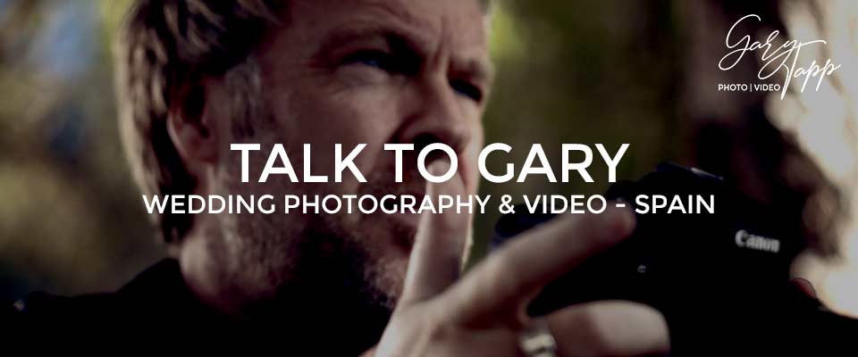 Contact 1 Gary Tapp Wedding Photographer & Videographer in Marbella