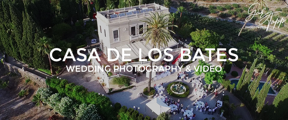 Aerial view of the Casa Del Los Bates Wedding venue