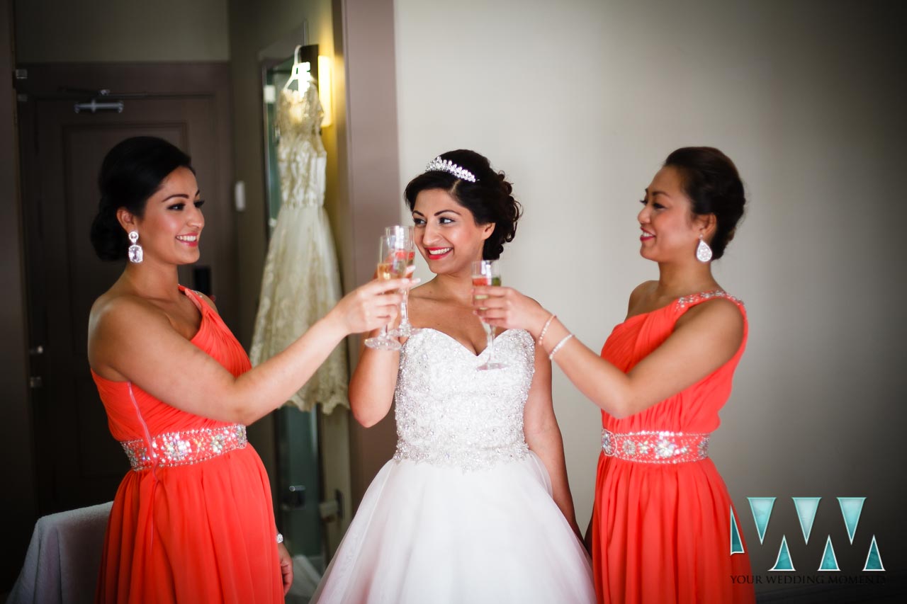 Finca La Concepcion wedding bride and bridesmaids