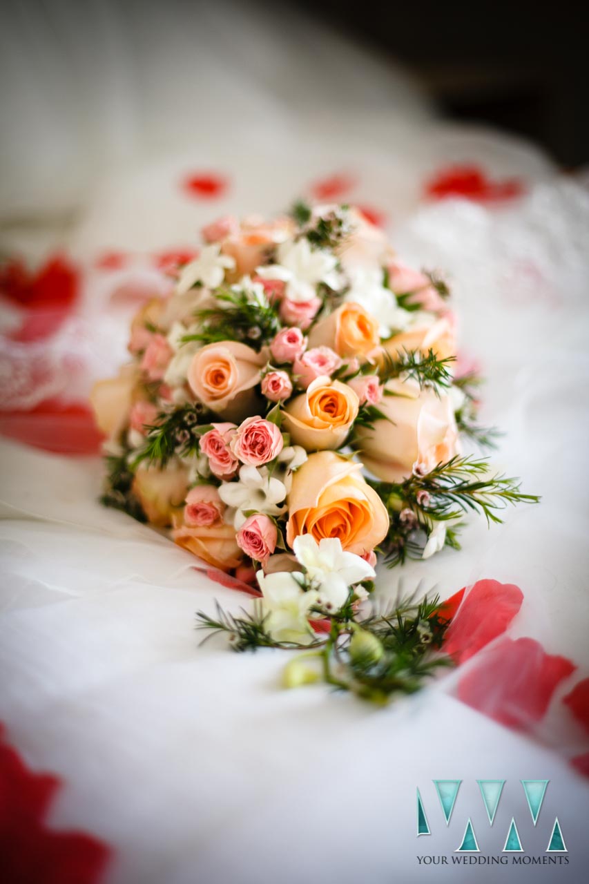 Finca La Concepcion wedding bouquet flowers