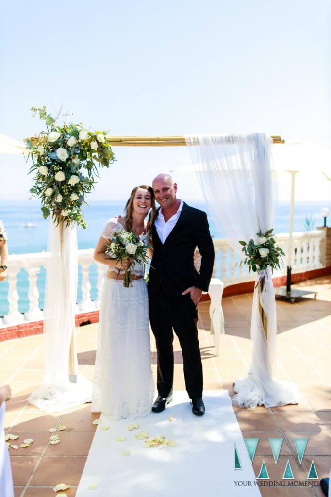 Terraza Mar Bella Nerja wedding venue