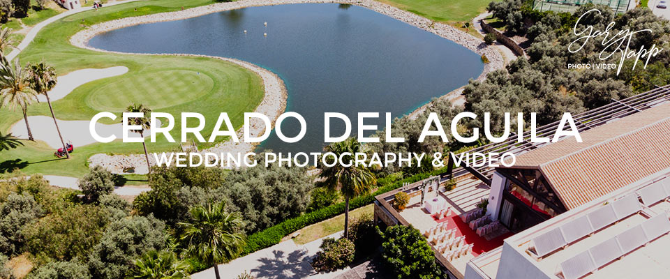 Aerial view of the Cerrado Del Aguila Wedding Venue in Mijas