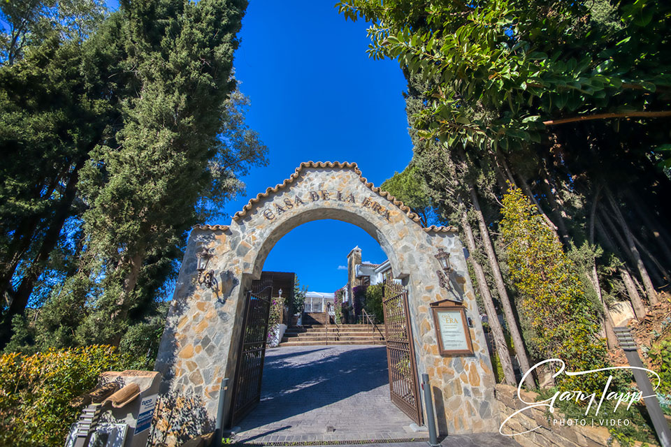 Entrance to the Casa De La Era wedding venue in Ojen, Marbella