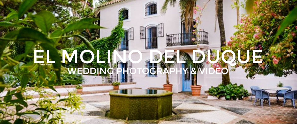 Courtyard view of the El Molino Del Duque wedding venue