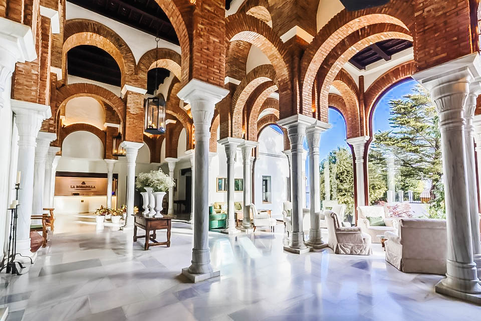 View of the reception at La Bobadilla A Royal Hideaway Hotel weddingvenue