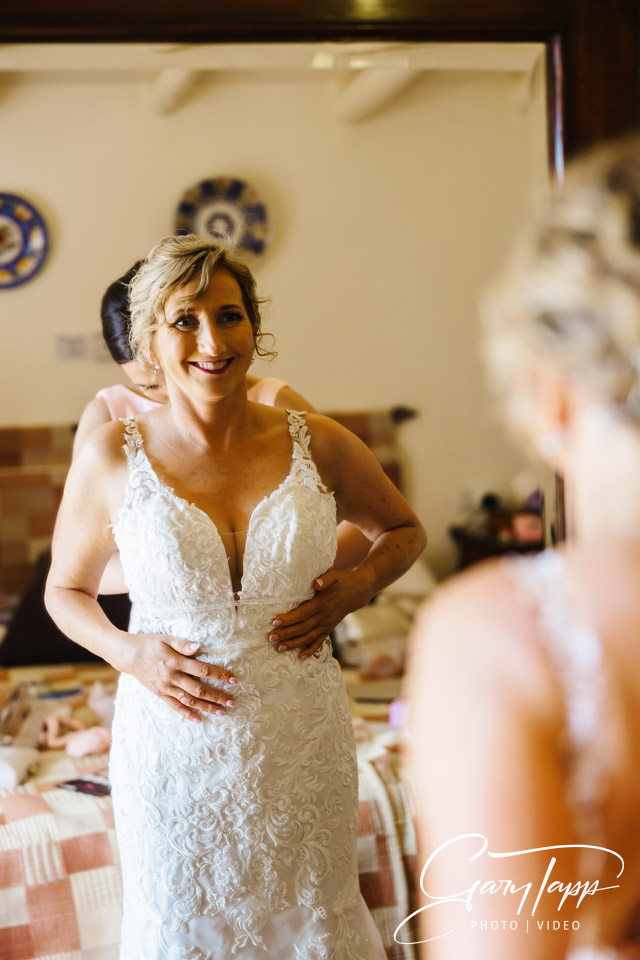 Bridal preperation in the Molino Casanova 