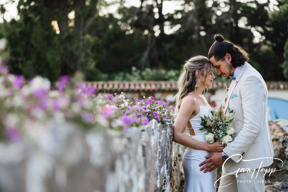 Bride and Groom at the Huerta Belinda wedding venue in Tarifa