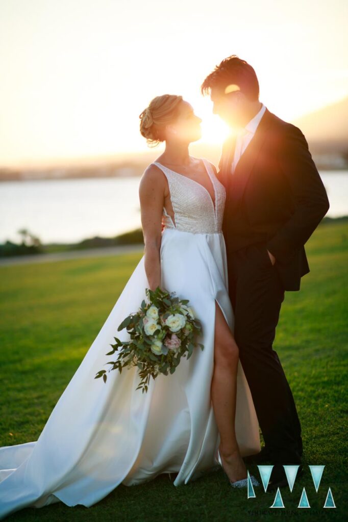 wedding couple portarits session on the beach outside Tikitano