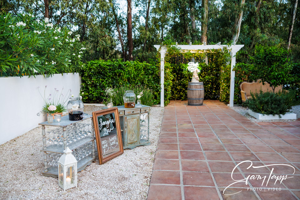 Wedding cool Drinks at Cortijo Rosa Blanca