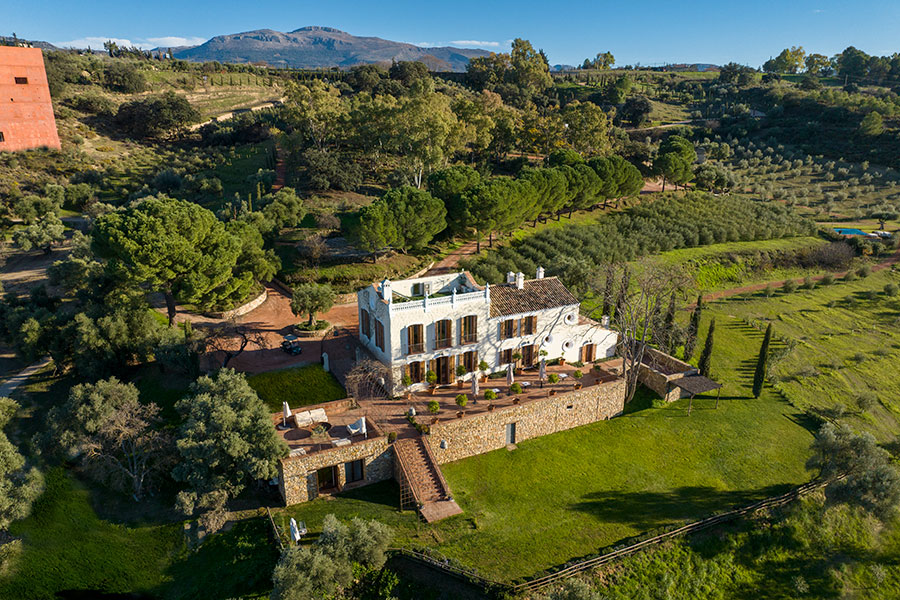 Aerial view of Cortijo La Organic