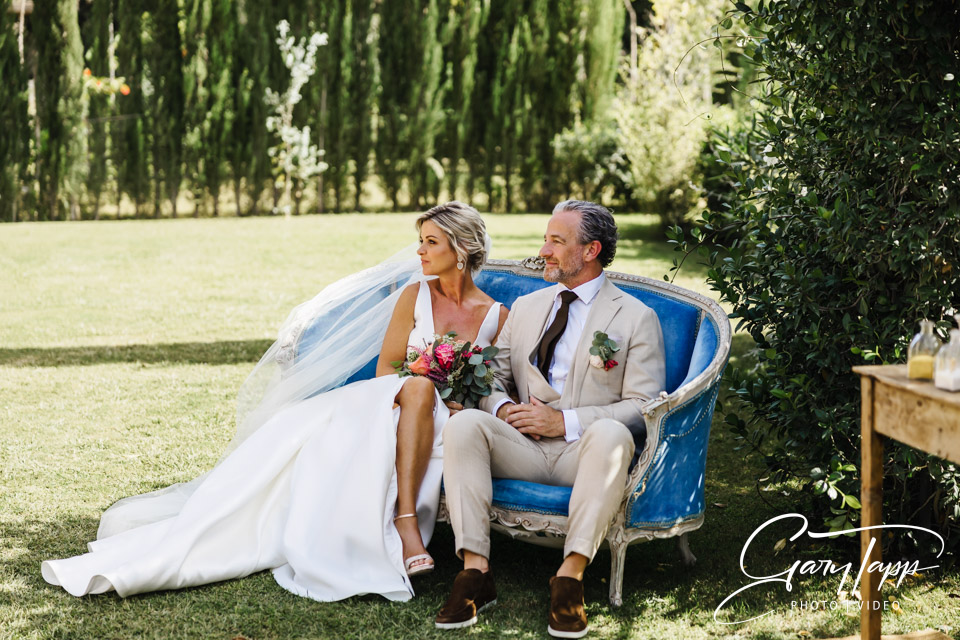 Wedding ceremony at the Finca Monasterio wedding venue in Cadiz