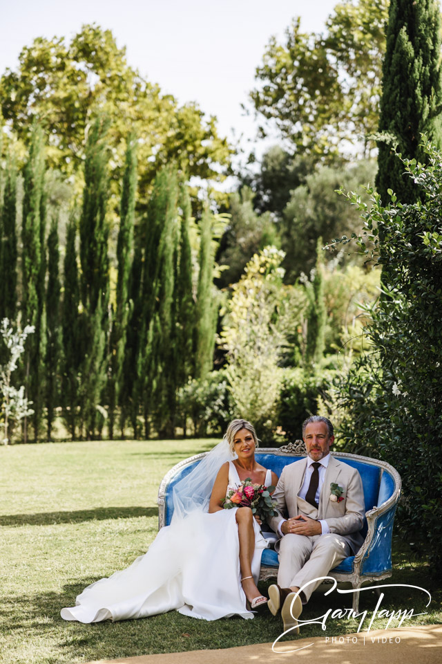 Wedding ceremony at the Finca Monasterio wedding venue in Cadiz