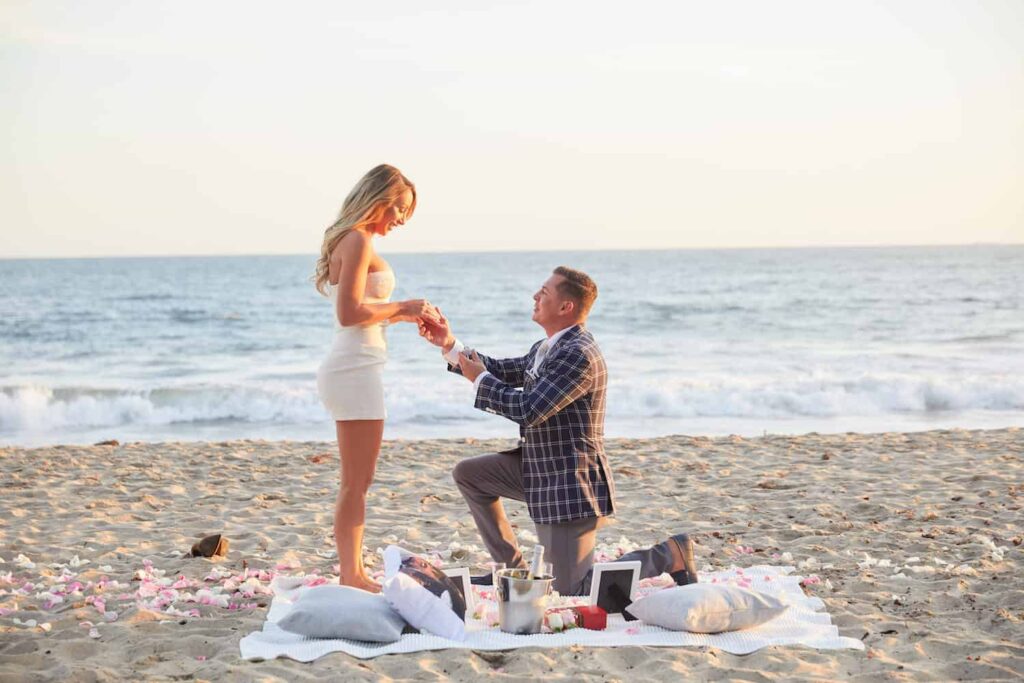 surprise wedding engagement marbella spain