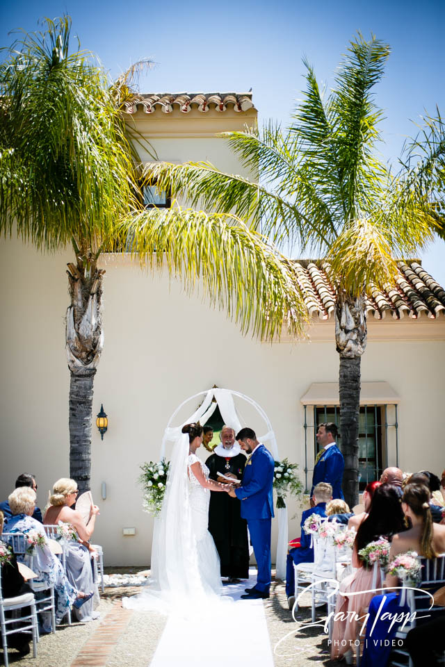 Villa Africa wedding ceremony