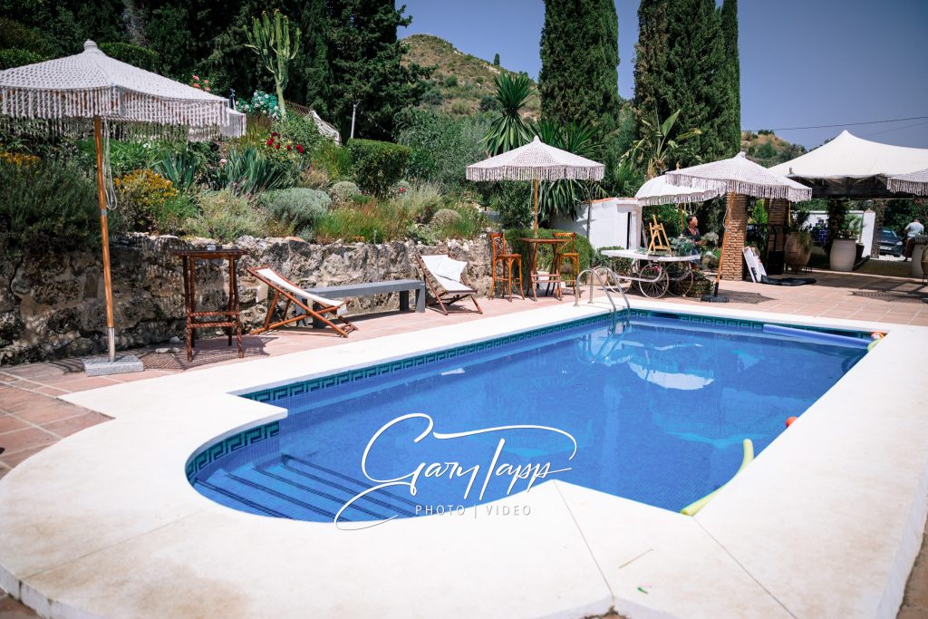 Finca Santa Fe Wedding Photographer | Coin, Andalucia 9 Finca Santa Fe wedding venue swimming pool