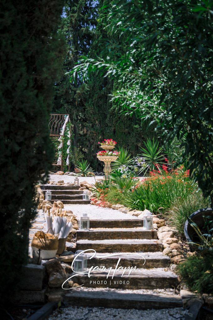 Finca Santa Fe Wedding Photographer | Coin, Andalucia 3 Steps leading to the area at the Finca Santa Fe wedding venue