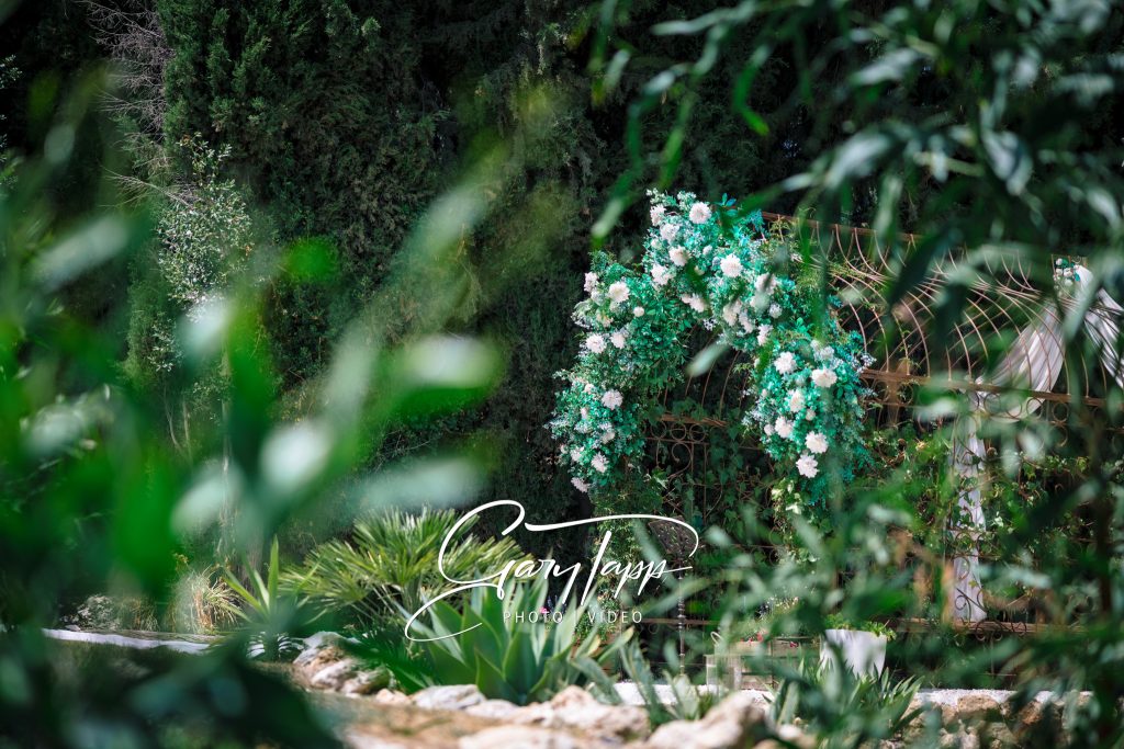 Finca Santa Fe Wedding Photographer | Coin, Andalucia 2 Wedding ceremony area at the Finca Santa Fe wedding venue