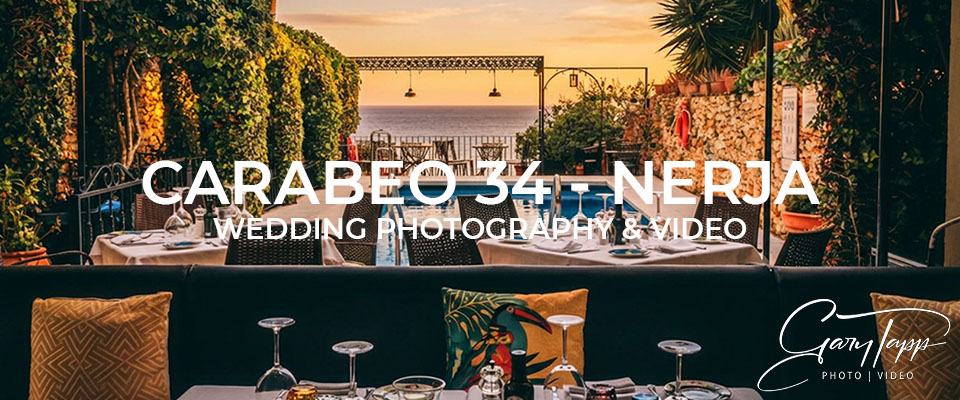 Hotel Carabeo & Restaurant 34 Wedding Photographer | Nerja 1 Seaviews at the Carabeo Hotel Restaurant 34 wedding venue in Nerja