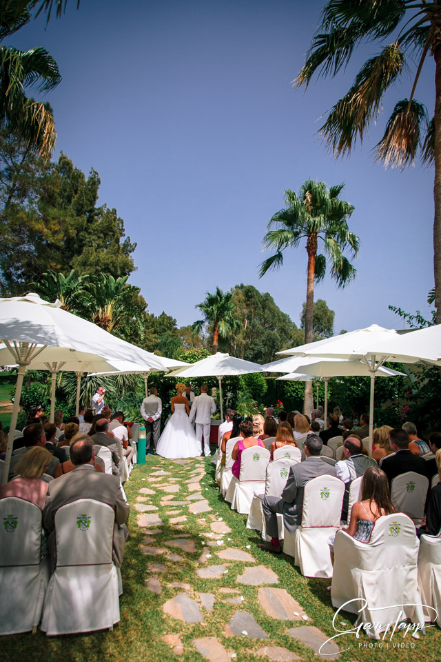 Ceremony at the Hotel Tamisa Golf wedding venue